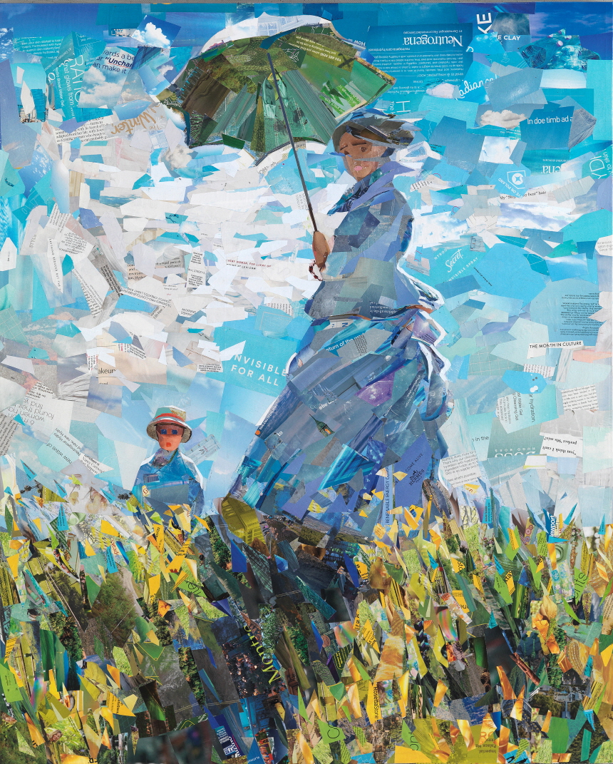 양산을 쓴 여인 작품 사진